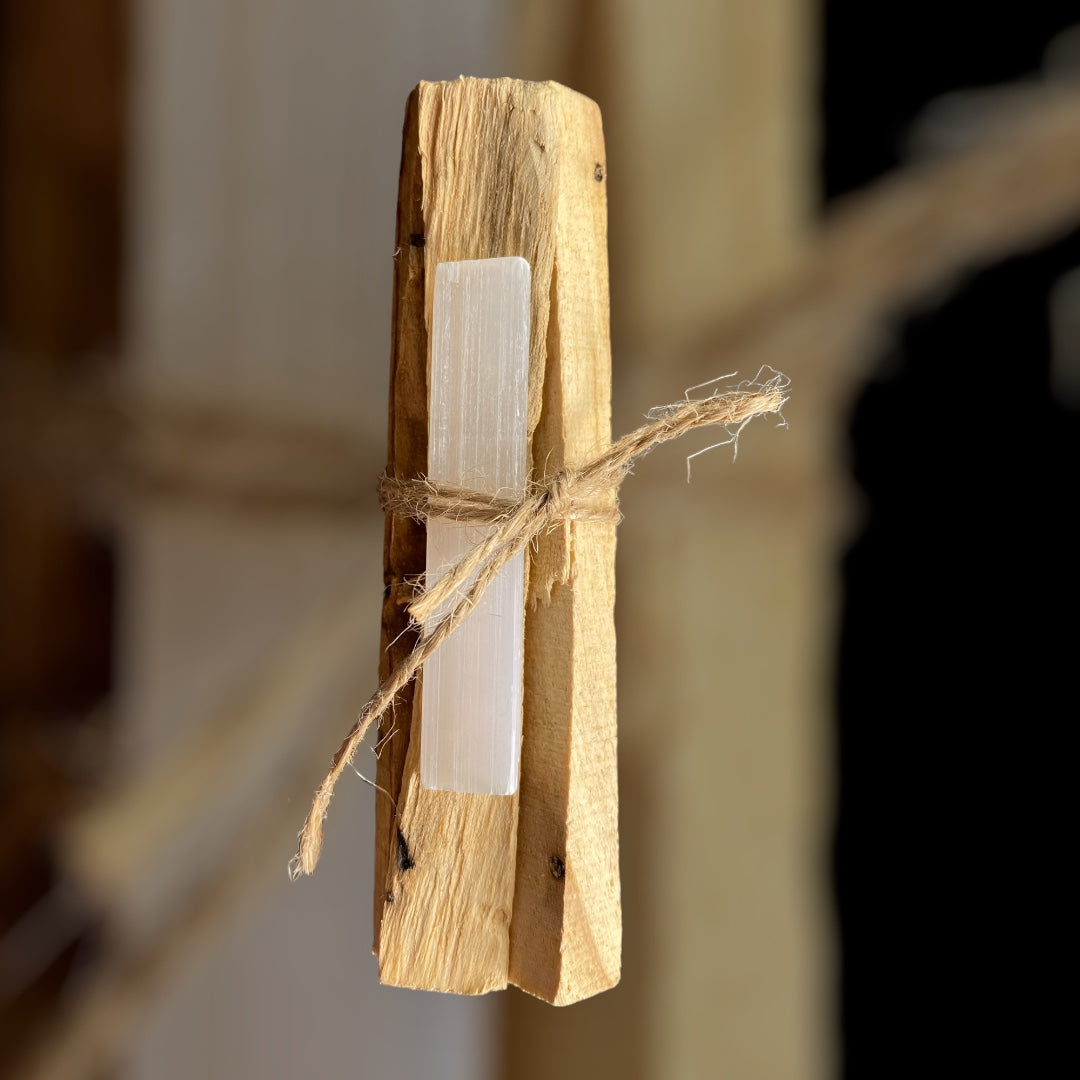 Palo Santo with Crystal